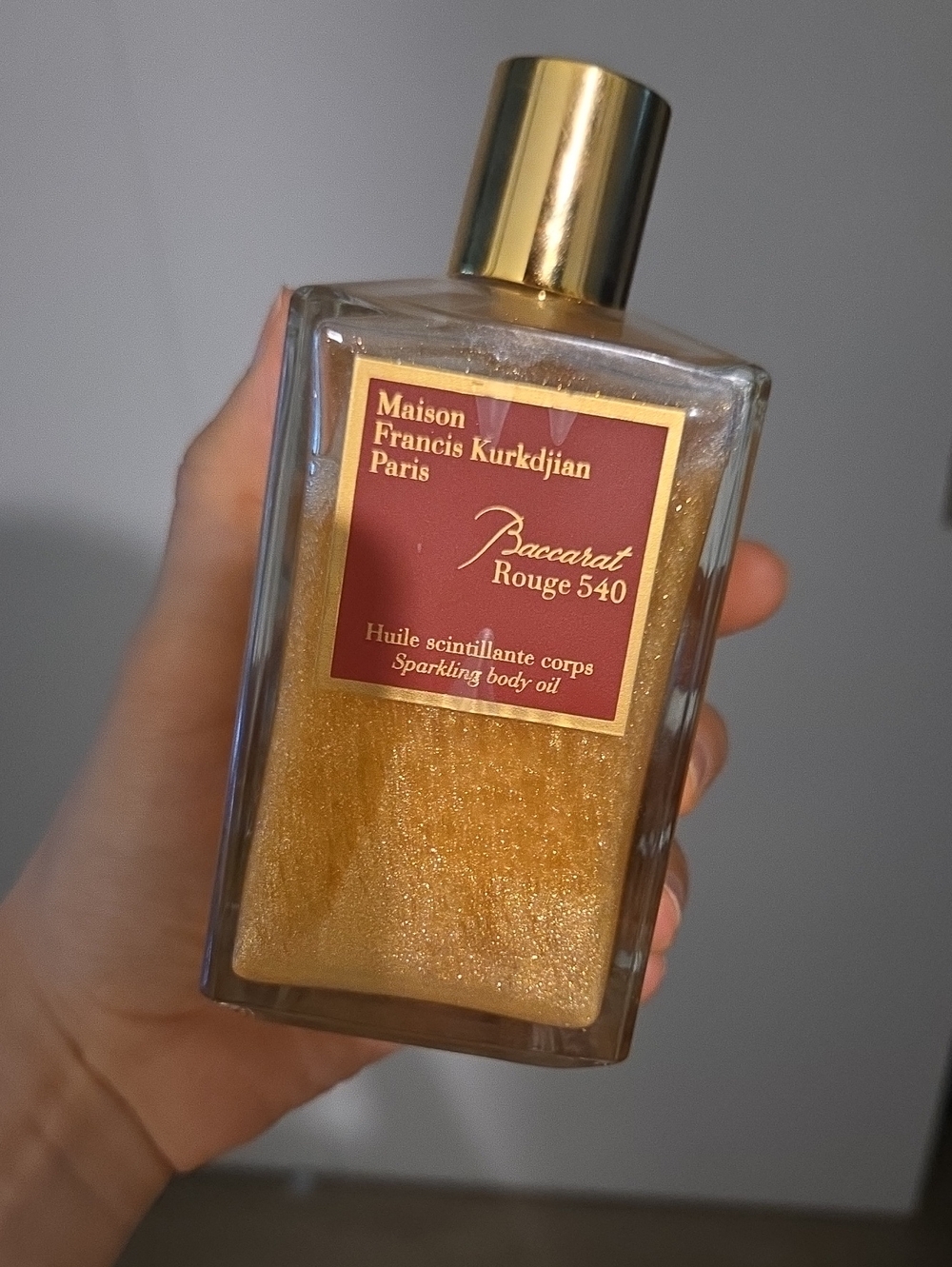 Maison Francis Kurkdjian Baccarat Rouge 540 Shimmering Body Oil - Gold